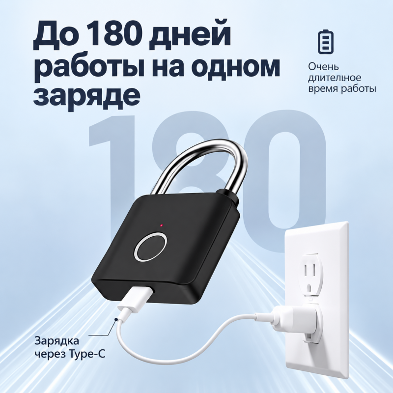 Перезаряжаемый аккумулятор Elock ES101 140 мА·ч