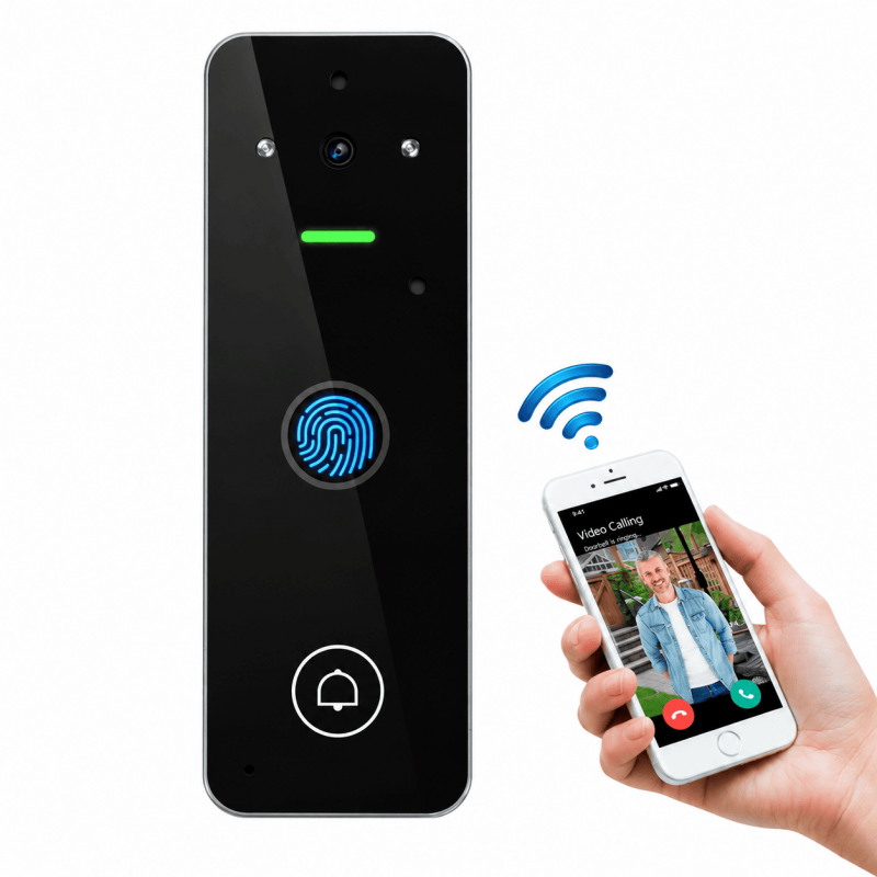 Wi-Fi видеодомофон Elock ESVC4-F с видеовызовом на смартфон