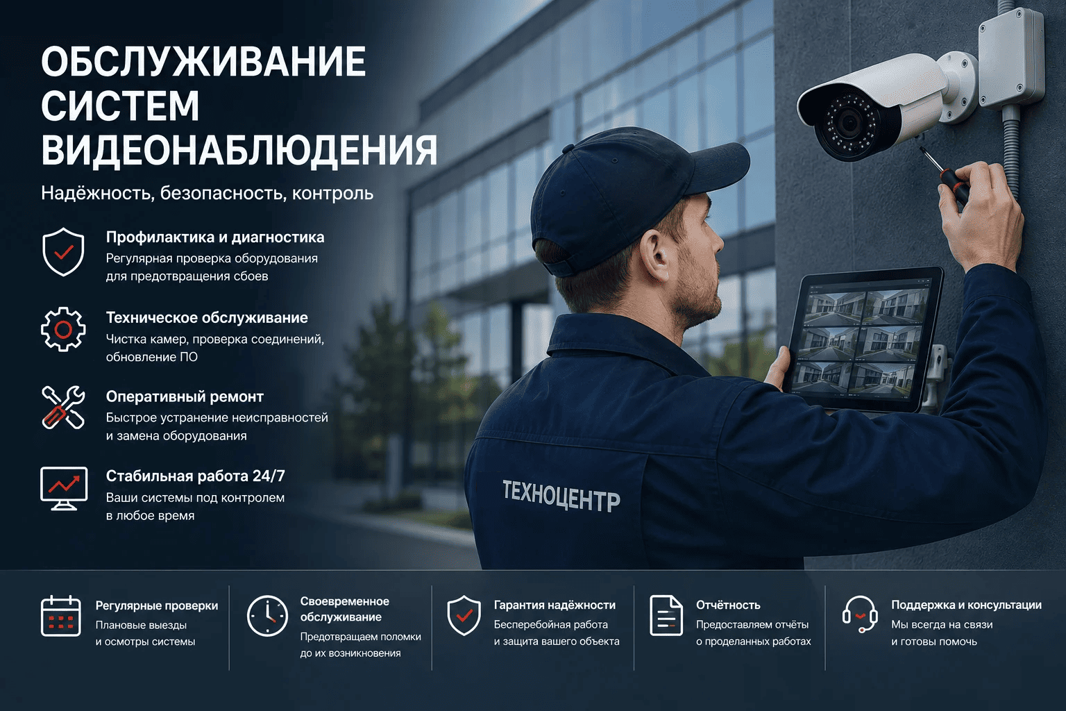 Регламент технического обслуживания систем видеонаблюдения