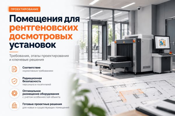 Проектирование помещений для рентгеновских досмотровых установок